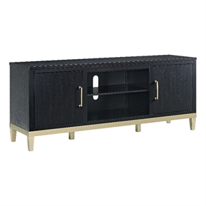 Bowery Hill Contemporary 70&quot TV Stand in Black Coffee Finish