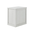 Bowery Hill White 2 Drawer File Cabinet with Fingerprint Lock