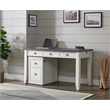 Bowery Hill White 2 Drawer File Cabinet with Fingerprint Lock