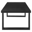 Bowery Hill Contemporary Dining Table in Rubbed Charcoal Finish