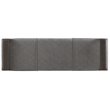 Bowery Hill Modern / Contemporary Upholstered Bedroom Bench in Graphite