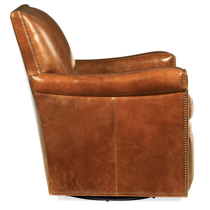 Bowery Hill Modern / Contemporary Living Room Swivel Club Chair