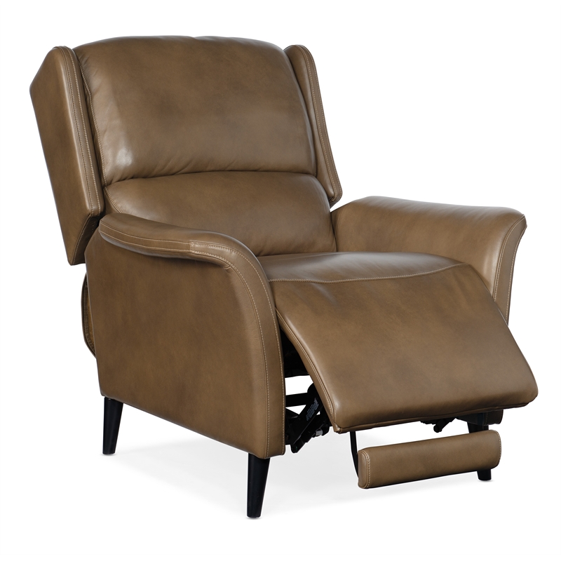 Bowery Hill Contemporary Living Room Power Recliner with Power Headrest