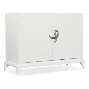 Bowery Hill Modern / Contemporary Chest in White Wood Finish