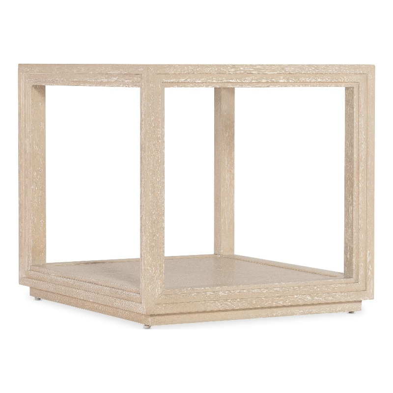 Bowery Hill Modern / Contemporary Chic End Table in Natural Wood Finish