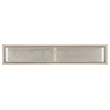 Bowery Hill Chic Open Shelf Console Table in Natural Wood Finish