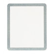 Bowery Hill Modern / Contemporary Glass Top End Table in Gray