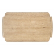 Bowery Hill Modern / Contemporary Rectangle Wood Cocktail Table in Beige