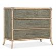 Bowery Hill Modern / Contemporary Rattan Wood Chest in Beige