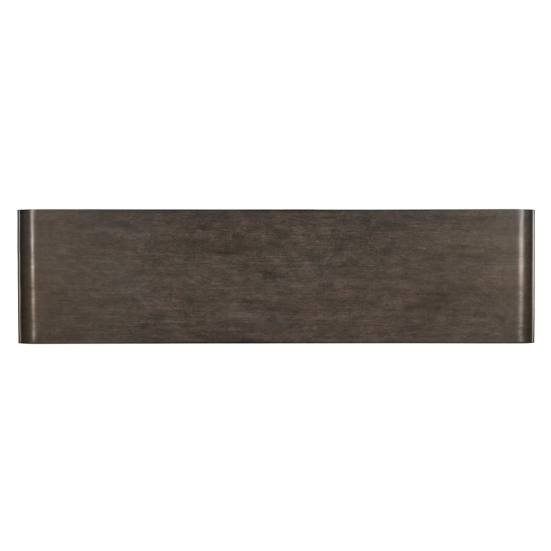 Bowery Hill Modern / Contemporary Metal Credenza in Brown Finish