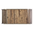 Bowery Hill Modern / Contemporary Open Ended Metal Cocktail Table in Brown