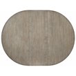Bowery Hill 48 Inch Round Pedestal Dining Table in Gray Wood Finish