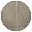 Bowery Hill 48 Inch Round Pedestal Dining Table in Gray Wood Finish