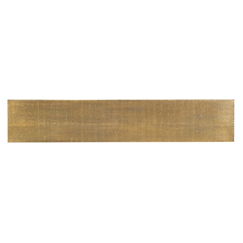 Bowery Hill Modern / Contemporary Living Room Sofa Console in Gold Wood