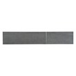 Bowery Hill Modern / Contemporary Metal Mixed Media Console Table in Gray