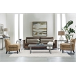 Bowery Hill Modern / Contemporary Metal Mixed Media Console Table in Gray