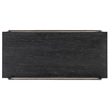 Bowery Hill Modern / Contemporary Wood Rectangle Cocktail Table in Black
