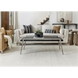 Bowery Hill Modern / Contemporary Wood Rectangle Cocktail Table in Black