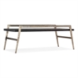 Bowery Hill Modern / Contemporary Wood Rectangle Cocktail Table in Black
