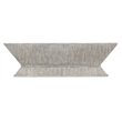 Bowery Hill Contemporary Square Cocktail Table in Gray Wood Finish