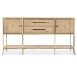 Bowery Hill Modern / Contemporary Rattan Wood Sideboard in Beige