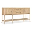 Bowery Hill Modern / Contemporary Rattan Wood Sideboard in Beige
