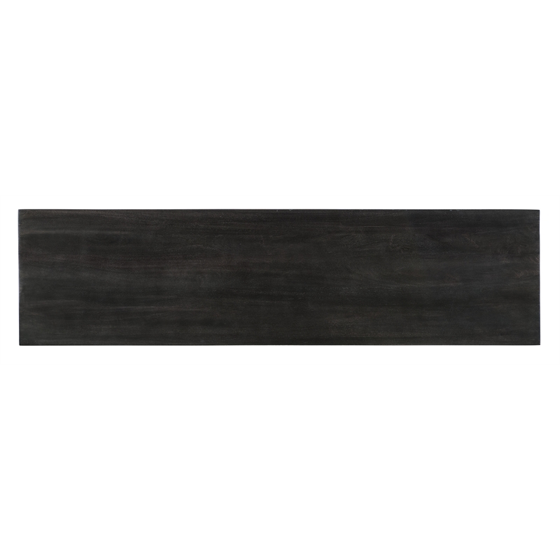 Bowery Hill Modern / Contemporary Wood Credenza in Black and White