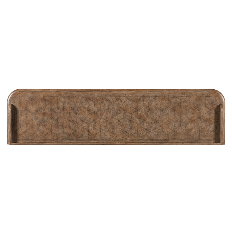 Bowery Hill Wood Brown Buffet Rectangular Distressed 78