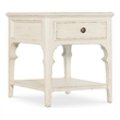 Bowery Hill Modern / Contemporary Wood Rectangle End Table in White