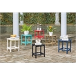 Bowery Hill Modern / Contemporary Patio End Table in Turquoise