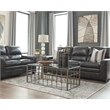 Bowery Hill Modern / Contemporary 5' x 7' Rug in Blue and Tan