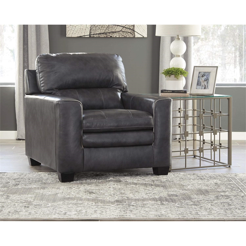 Bowery Hill Modern / Contemporary 5' x 7' Rug in Blue and Tan