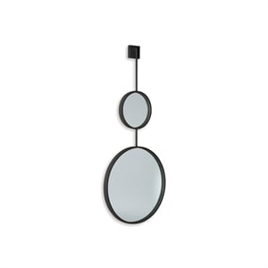 Bowery Hill Modern / Contemporary Decorative Mirror in Black