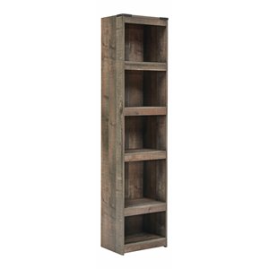 Bowery Hill Transitional Engineered Wood Pier in Brown Finish