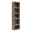 Bowery Hill Transitional Engineered Wood Pier in Brown Finish