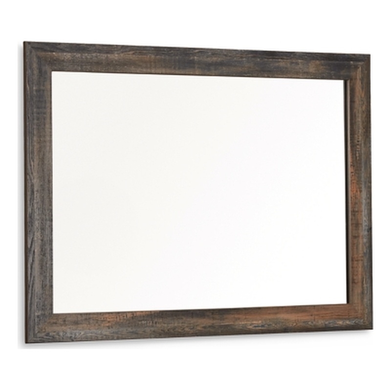 Bowery Hill Multi-Color Engineered Wood Frame Bedroom Mirror