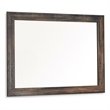 Bowery Hill Multi-Color Engineered Wood Frame Bedroom Mirror