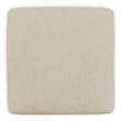 Bowery Hill Corner-blocked Frame Beige Oversized Accent Ottoman