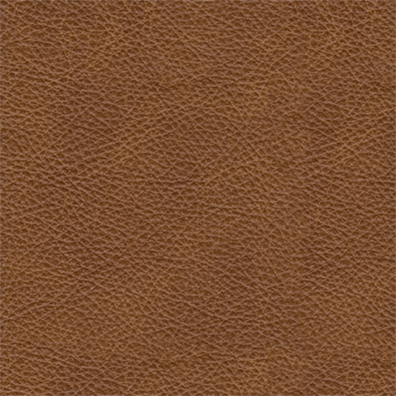 Bowery Hill Corner-blocked Frame Caramel Oversized Accent Ottoman