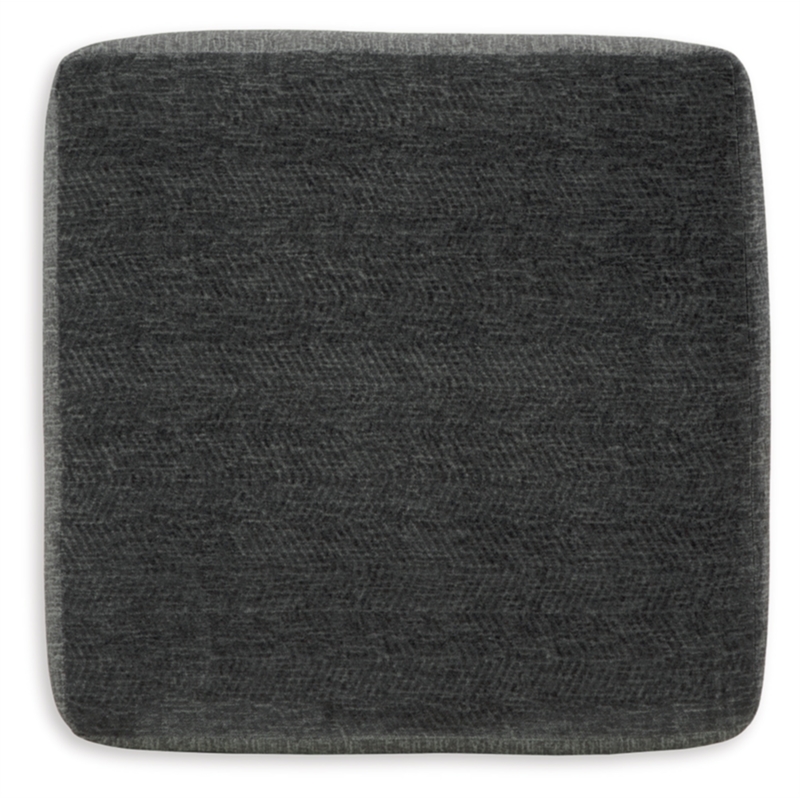 Bowery Hill Corner-blocked Frame Gray Oversized Accent Ottoman