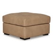 Bowery Hill Corner-blocked Frame Toffee Oversized Accent Ottoman