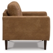 Bowery Hill Modern / Contemporary Corner-blocked Frame Caramel Chair