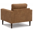 Bowery Hill Modern / Contemporary Corner-blocked Frame Caramel Chair