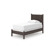 Bowery Hill Contemporary Tan Engineered Wood Frame Bedroom Mirror