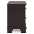 Bowery Hill Modern / Contemporary Engineered Wood Brown Nightstand
