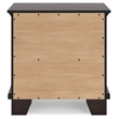 Bowery Hill Modern / Contemporary Engineered Wood Brown Nightstand