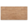 Bowery Hill Rubberwood Light Brown Counter Height Dining Table Rectangular 60