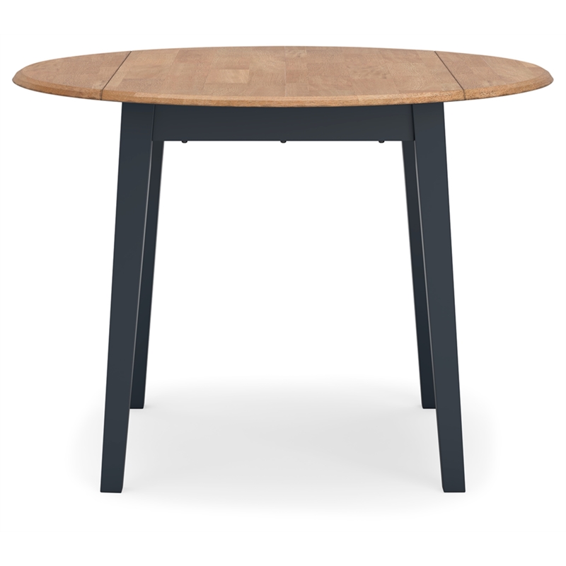 Bowery Hill Contemporary Light Brown Wood Dining Drop Leaf Table