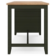 Bowery Hill Contemporary Light Brown Counter Height Dining Table