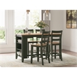 Bowery Hill Contemporary Light Brown Counter Height Dining Table